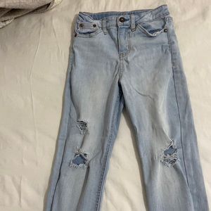 demin blue jeans!